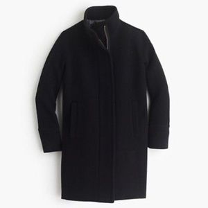 J. Crew Cocoon coat in Italian stadium-cloth wool